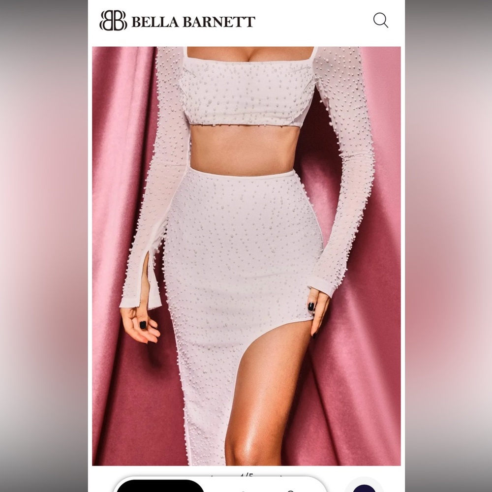 Bella Barnett white set💗
